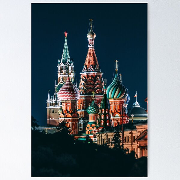 St. Basil's Cathedral | Barma e Postnik Architects Poster RB2611 product Offical architects Merch