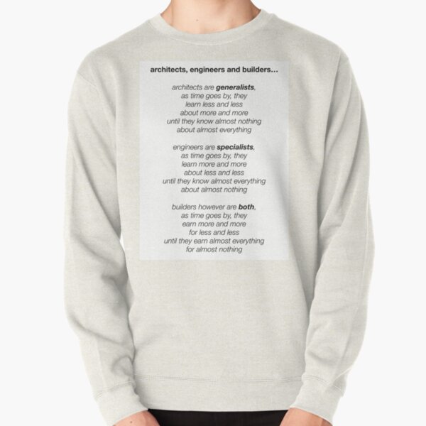architects, engineers and builders Pullover Sweatshirt RB2611 product Offical architects Merch