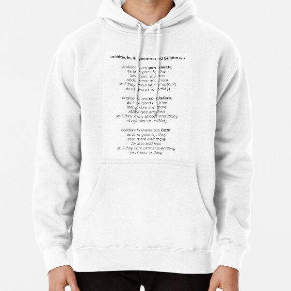 architects, engineers and builders Pullover Hoodie RB2611 product Offical architects Merch