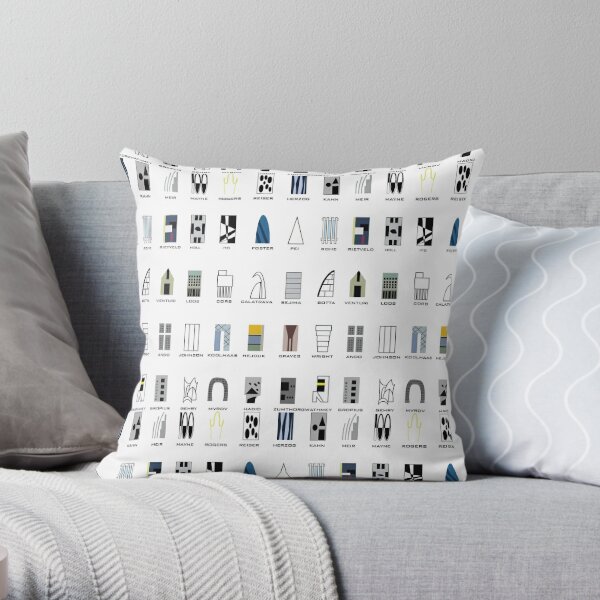 Architects Throw Pillow RB2611 product Offical architects Merch