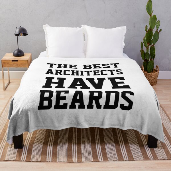 The Best Architects Have Beards Throw Blanket RB2611 product Offical architects Merch
